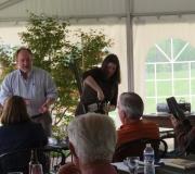 Ben Watson leads the group tasting