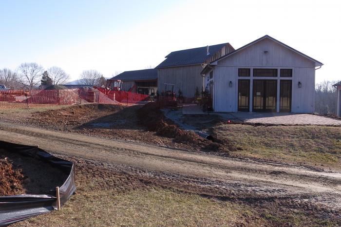 Tasting room addition begins